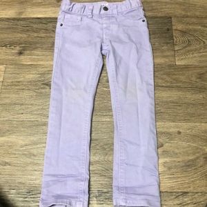 Purple Denim Pants